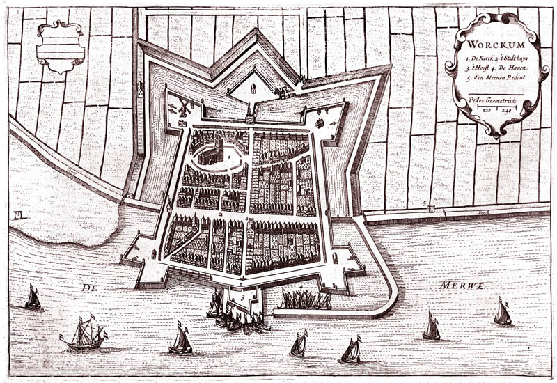 Woudrichem 1649 Blaeu